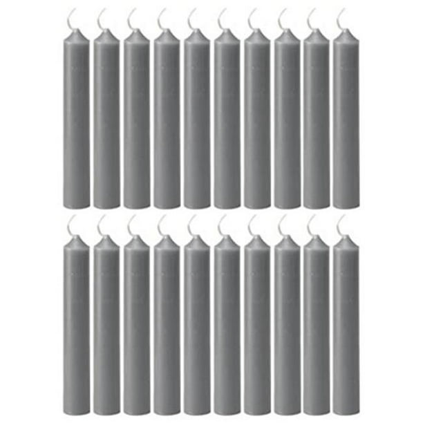 Black 20-Count Biedermann & Sons Chime Or Party Candles Case of 10 